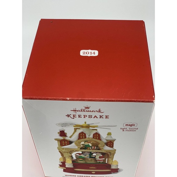 Hallmark Keepsake Ornament 2014 "WHERE DREAMS BECOME TOYS" New in Box - Picture 6 of 10